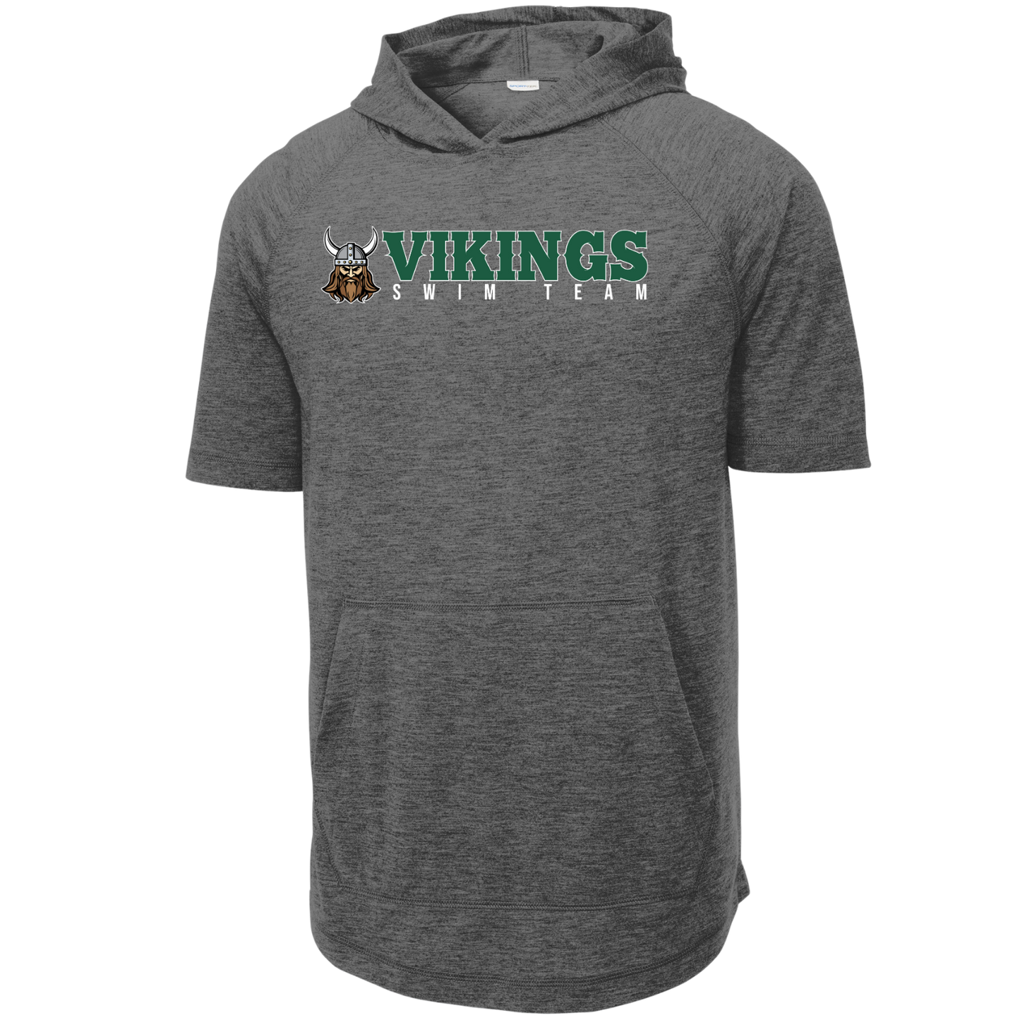 NRS: Vikings Swim Team Short Sleeve, Hooded Triblend Tech T-Shirt