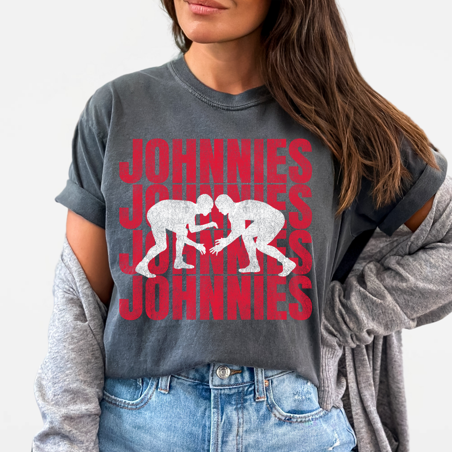 JYAA: Johnnies Wrestling *distressed graphic* T-Shirt