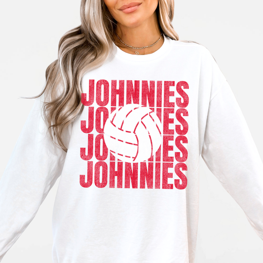 JYAA: Johnnies Volleyball *distressed* Sweatshirt