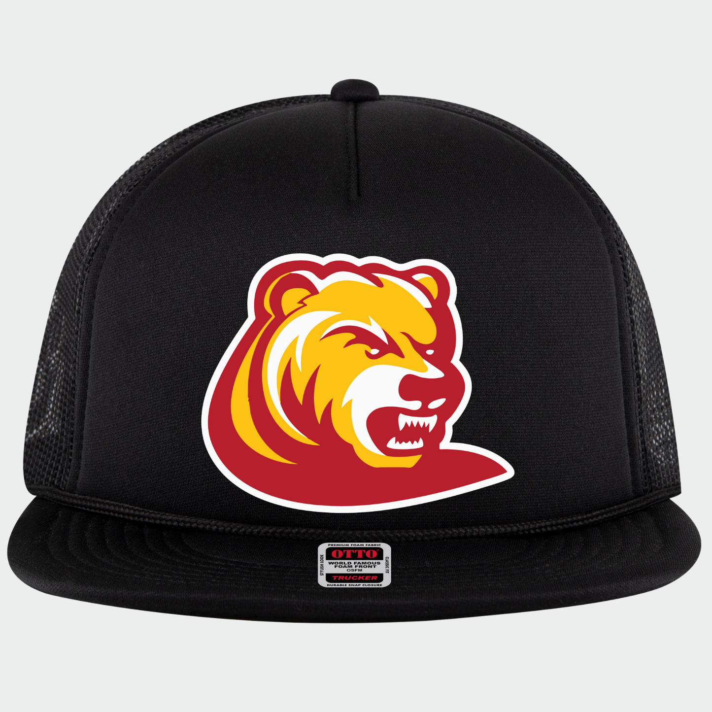 BRUINS: Bear Foam Flex-Bill Trucker Hat