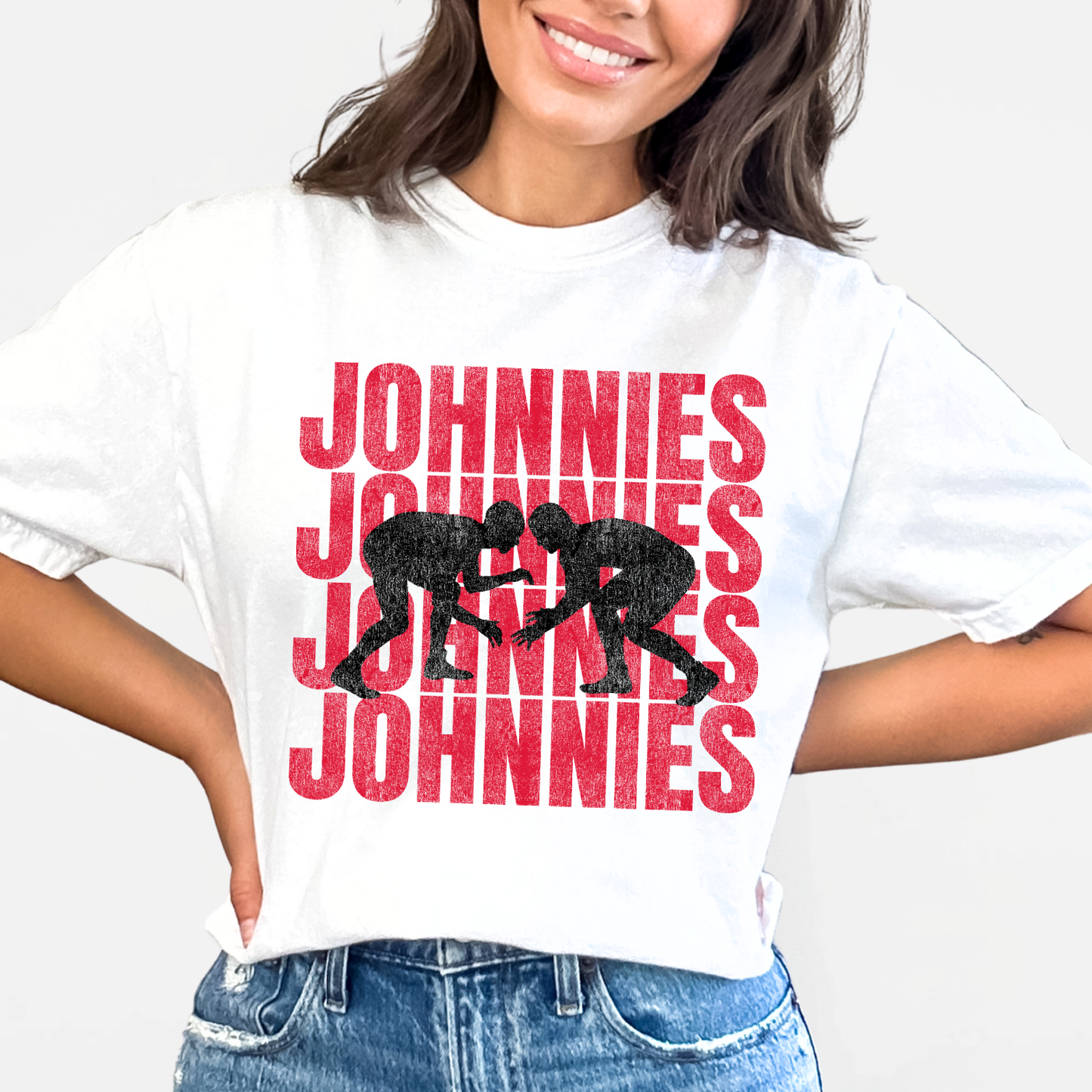JYAA: Johnnies Wrestling *distressed graphic* T-Shirt