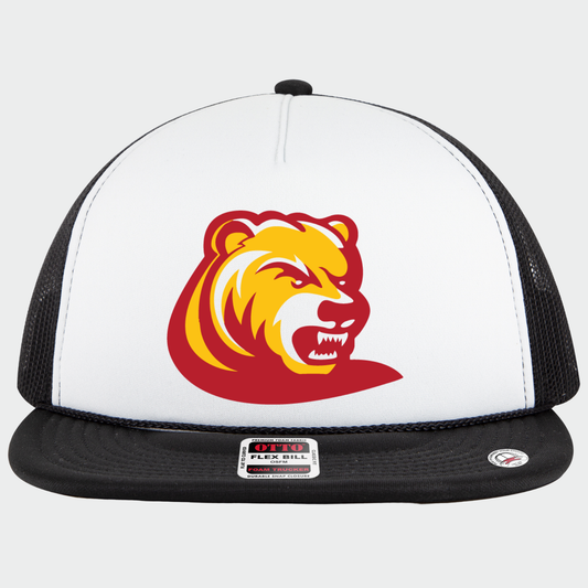 BRUINS: Bear Foam Flex-Bill Trucker Hat