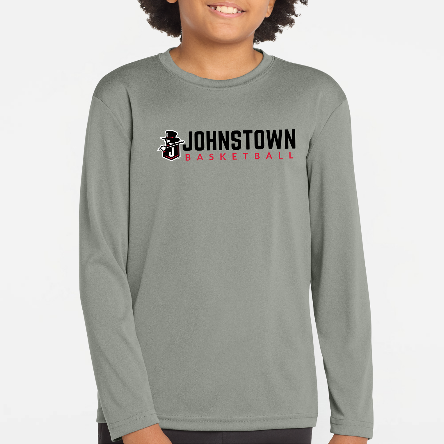 JYAA: Johnstown Basketball Long Sleeve Tech T-Shirt