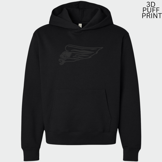 NAPTO: 3D Puff-Printed, Heavyweight Hooded Sweatshirt