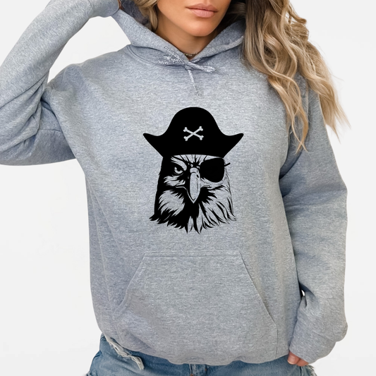 11UM: Pirate Eagle Hooded Sweatshirt