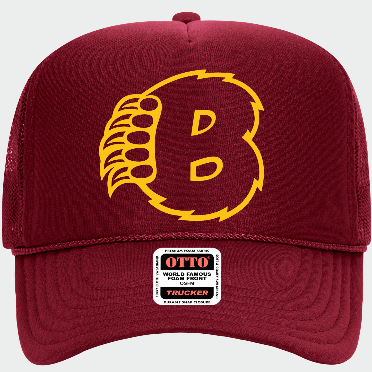 BRUINS: B-Claw Foam Trucker Hat