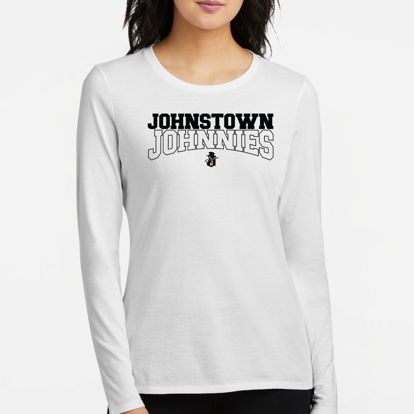 JYAA: Johnstown Johnnies Women's CVC Long Sleeve T-Shirt