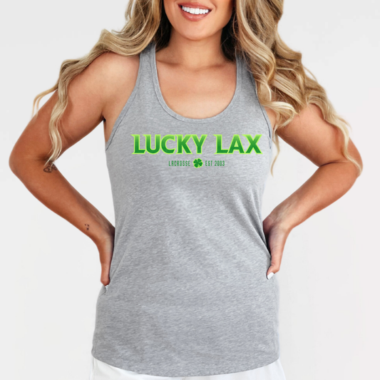 LuckyLax: Women's Racerback Tank Top