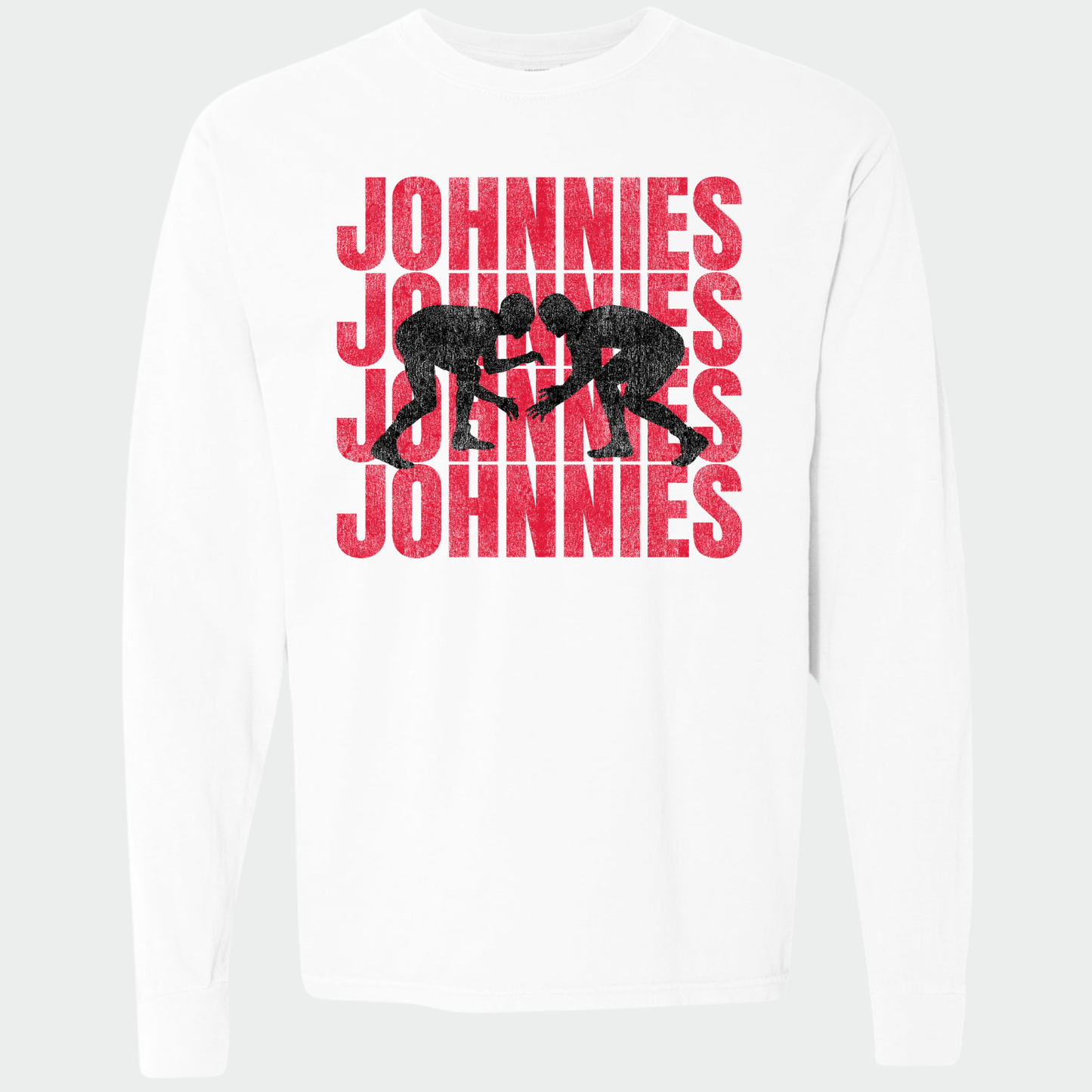 JYAA: Johnnies Wrestling *distressed graphic* Long Sleeve T-Shirt