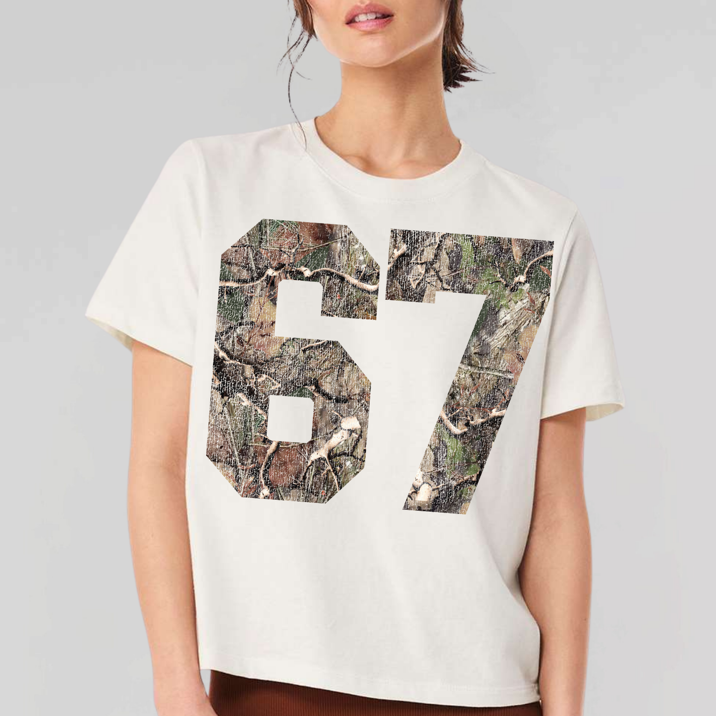 Lucky Number *distressed graphic* Women's 6oz Heavyweight T-Shirt