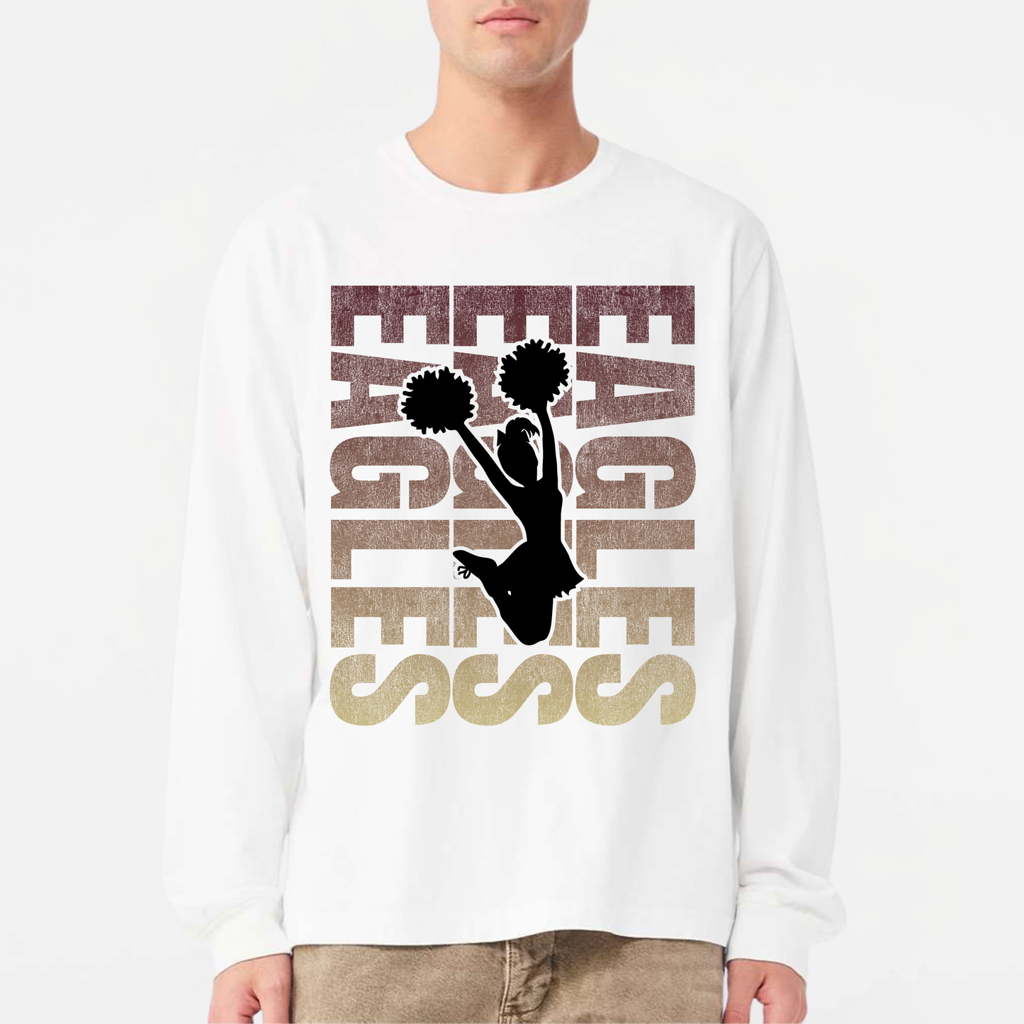 NAYCheer: Garment-Dyed Long Sleeve Tee