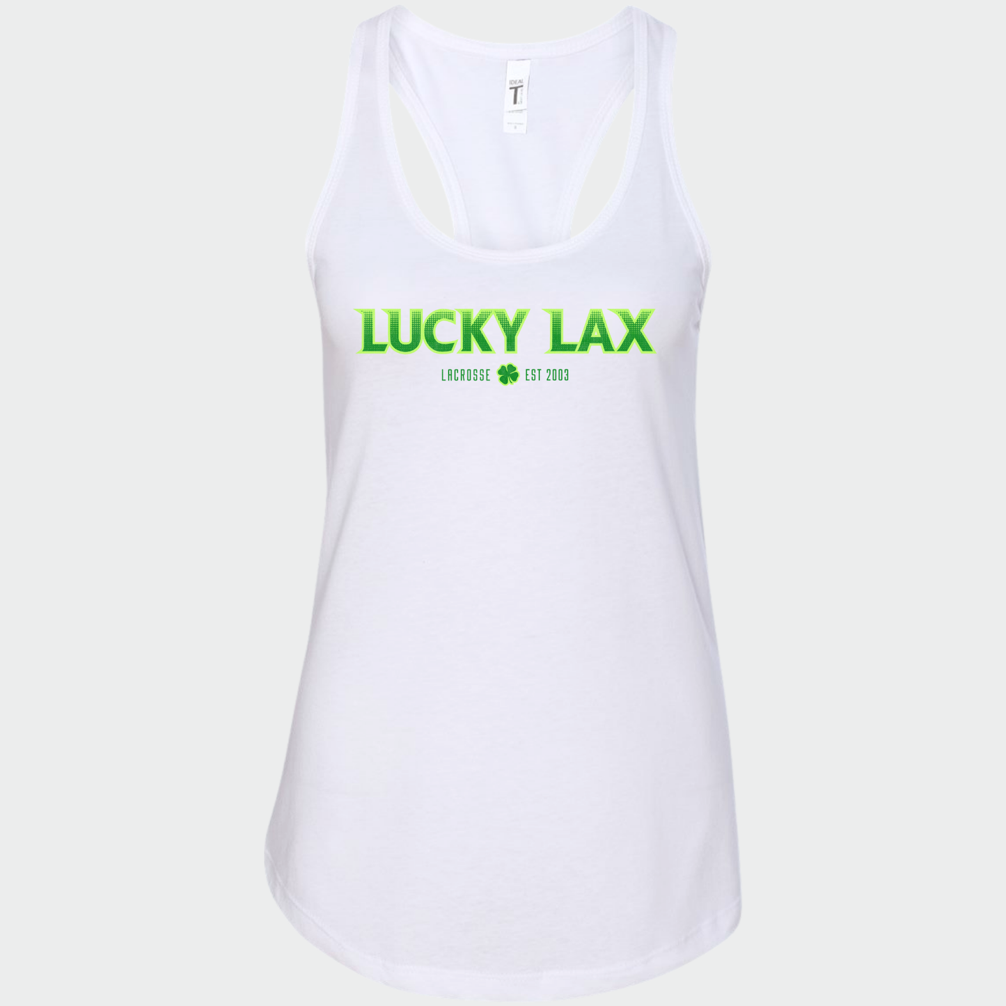 LuckyLax: Women's Racerback Tank Top