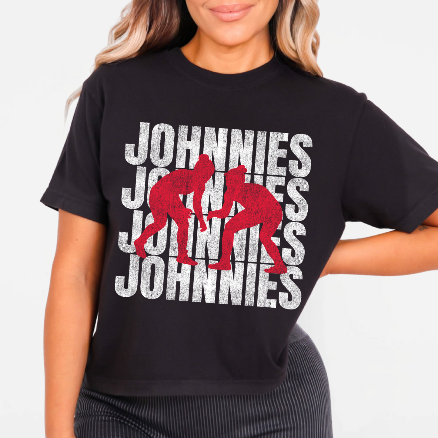 JYAA: Johnnies Wrestling *distressed graphic* Women's T-Shirt