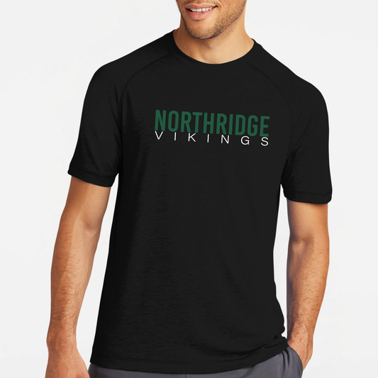 NRS: Northridge Vikings Raglan Triblend Tech T-Shirt