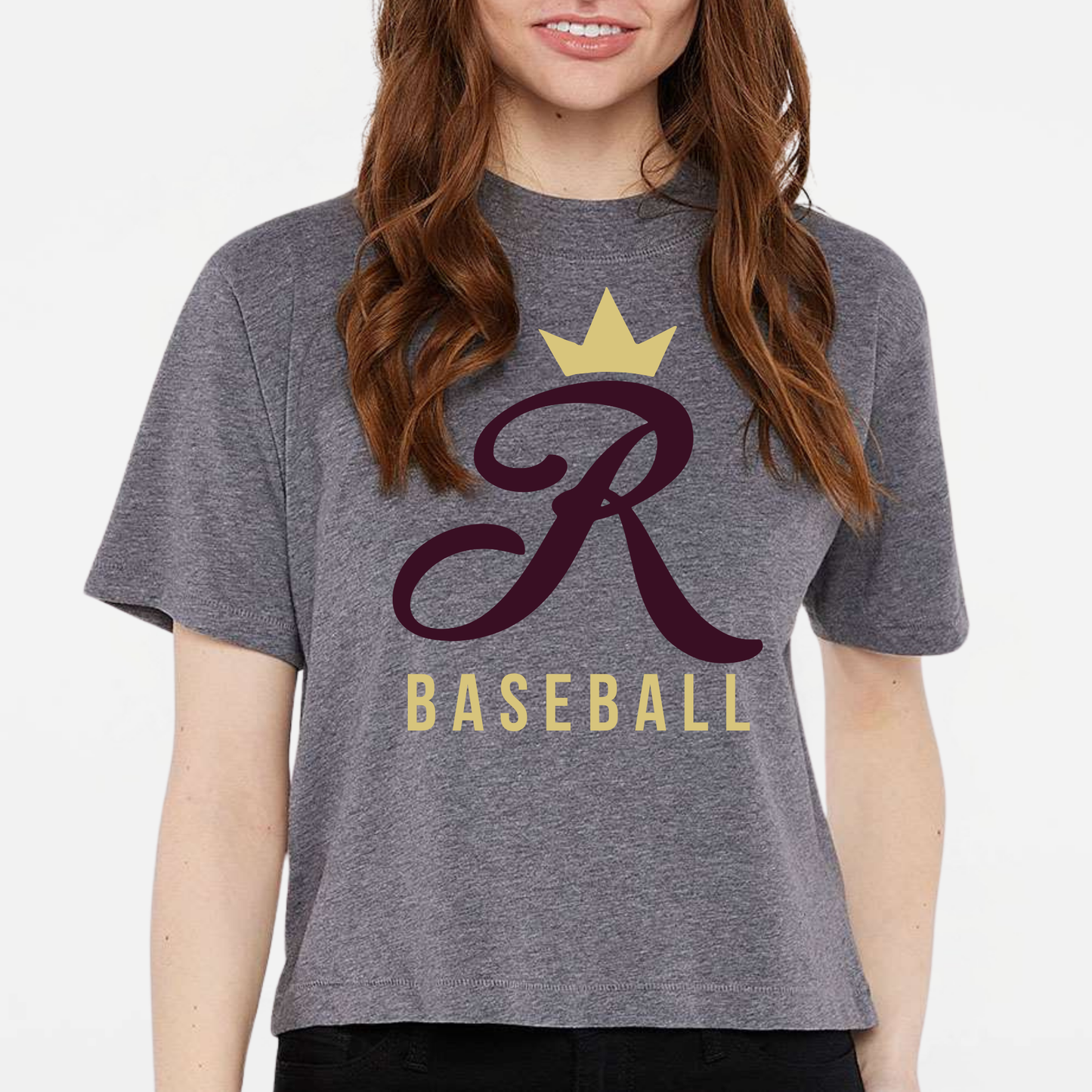 TCR: Crown R Baseball, Women's Boxy Tee