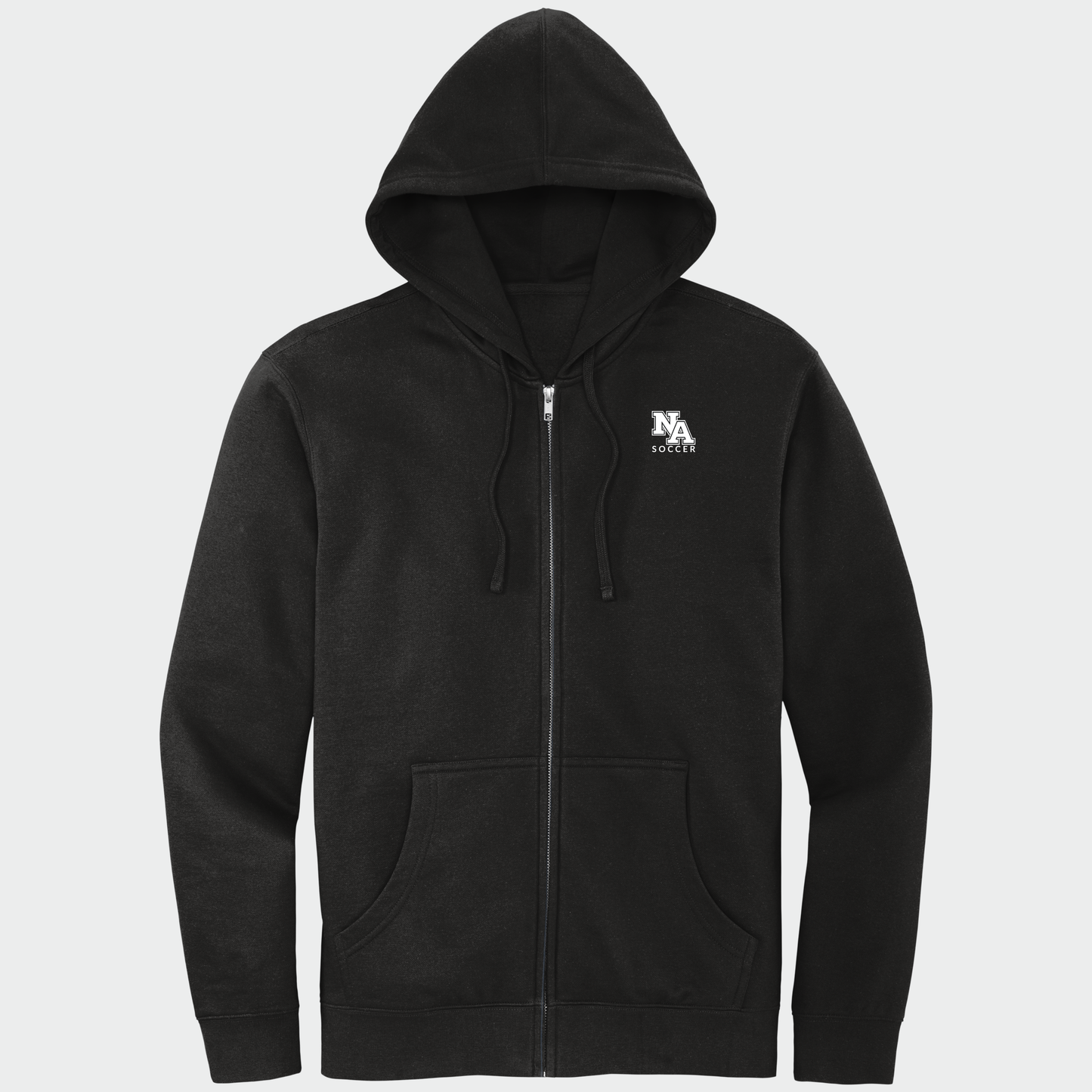 NAGS: NA Soccer, Embroidered, Full-Zip Hooded Sweatshirt