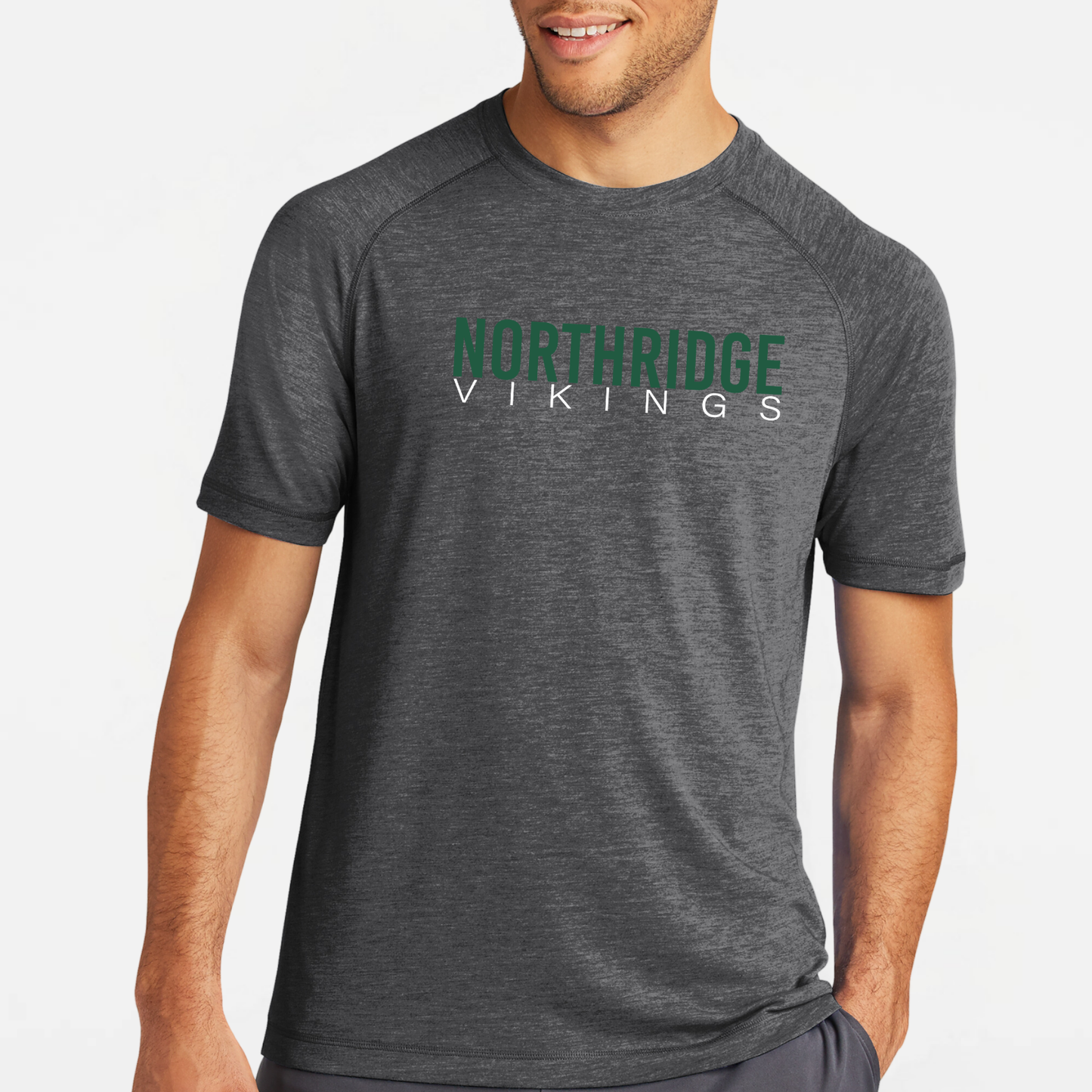 NRS: Northridge Vikings Raglan Triblend Tech T-Shirt