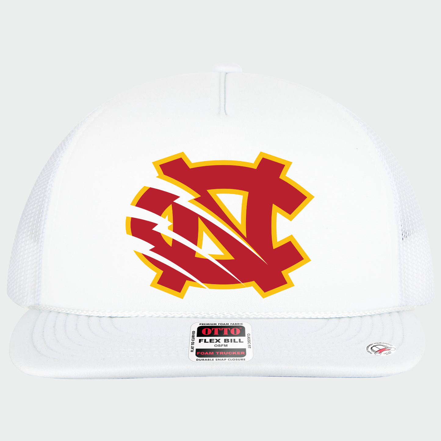 BRUINS: NC Foam Flex-Bill Trucker Hat