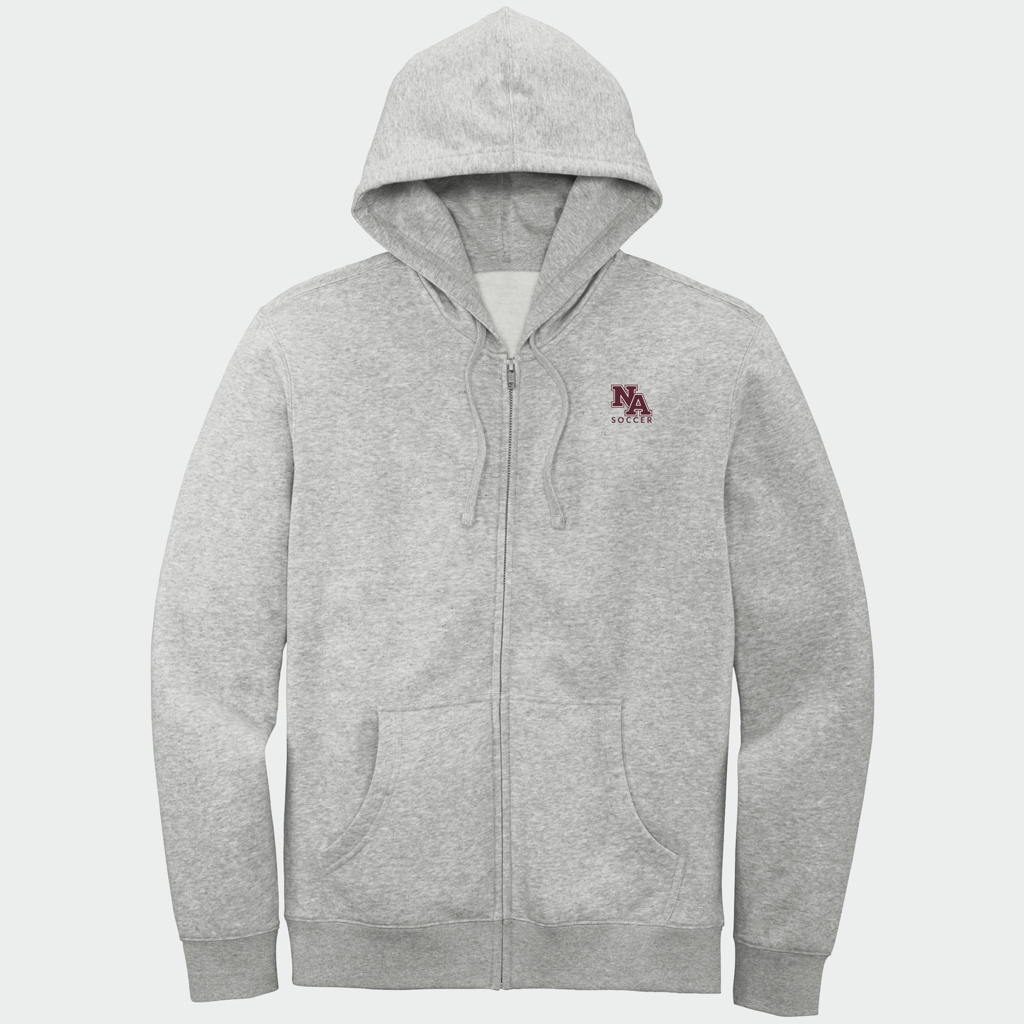 NAGS: NA Soccer, Embroidered, Full-Zip Hooded Sweatshirt