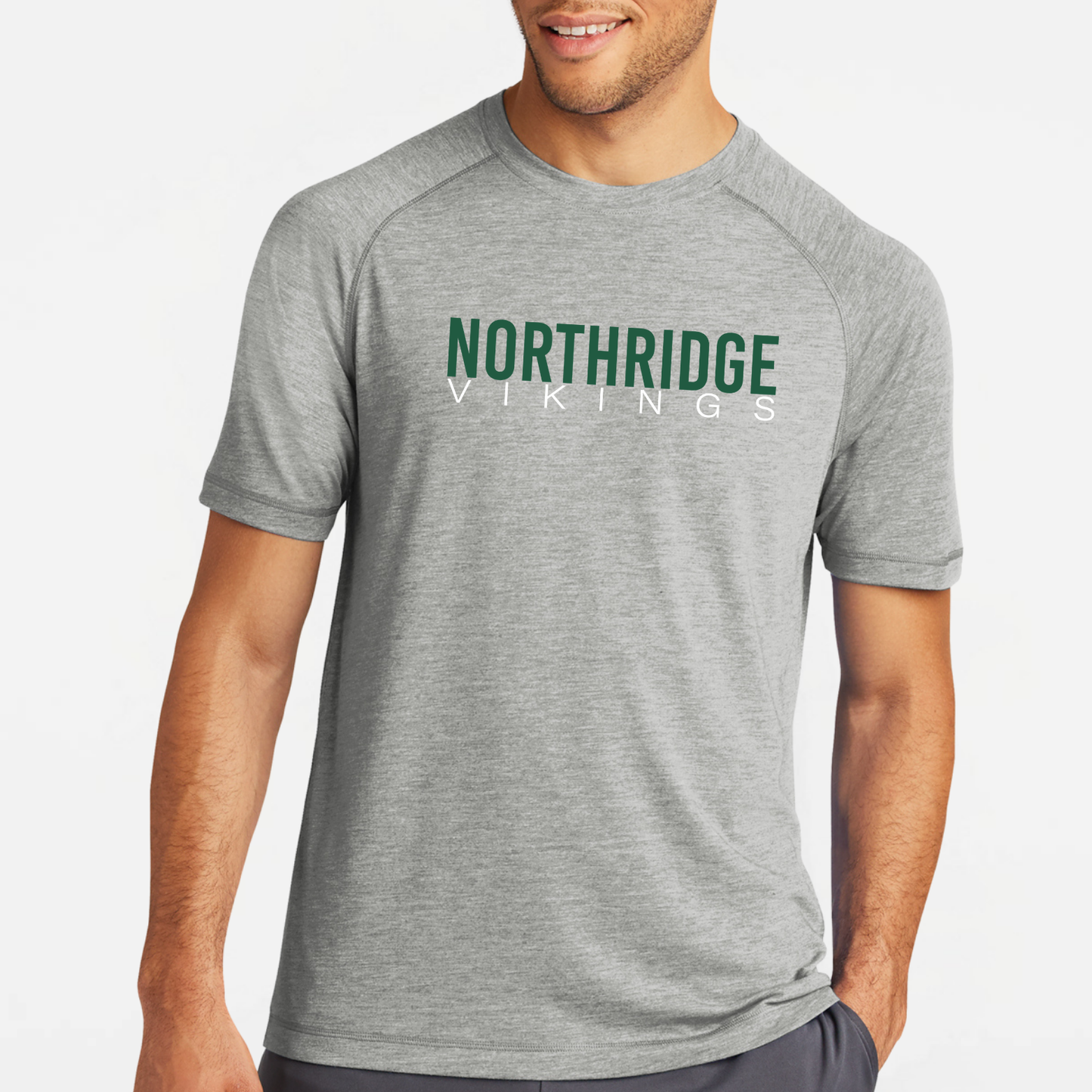 NRS: Northridge Vikings Raglan Triblend Tech T-Shirt