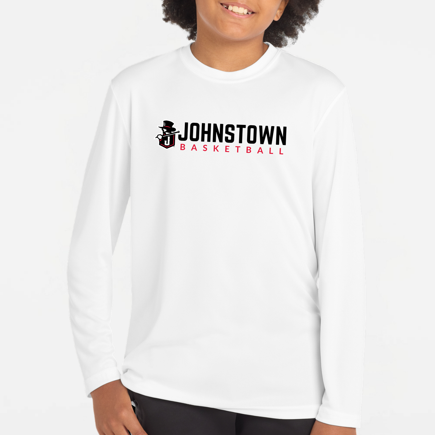 JYAA: Johnstown Basketball Long Sleeve Tech T-Shirt