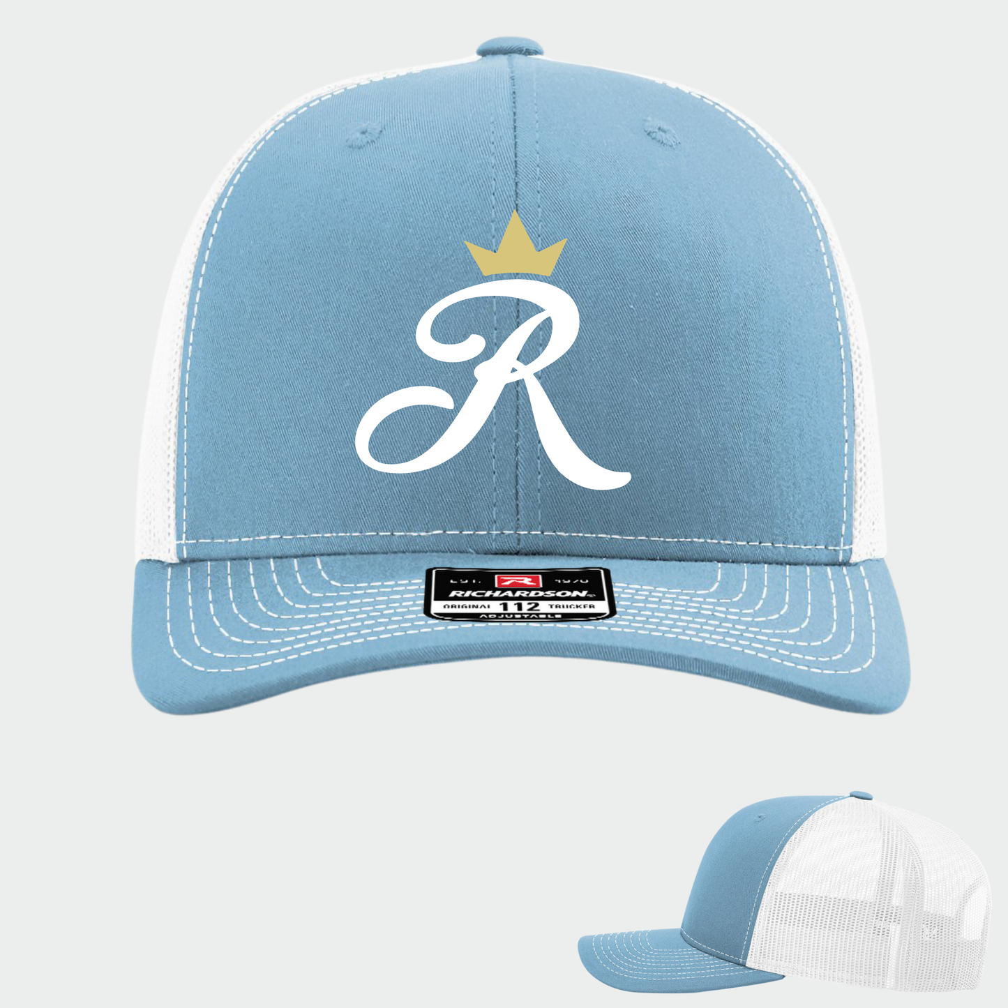 TCR: Crown R, Trucker Cap *3D Embroidered*