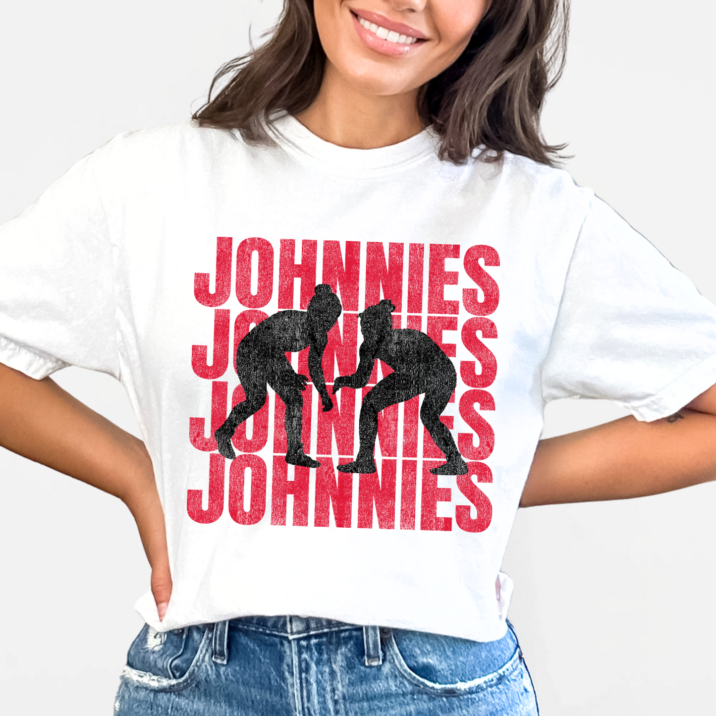 JYAA: Johnnies Wrestling *distressed graphic* T-Shirt