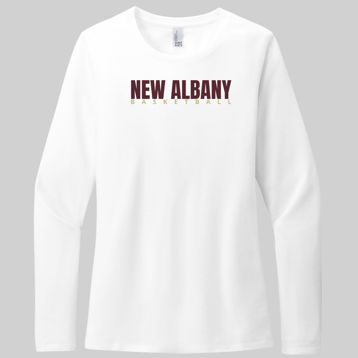 NAGTB: New Albany Basketball, Women's CVC Long Sleeve Tee