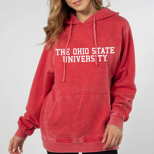 The Ohio State University Burnout Hoodie