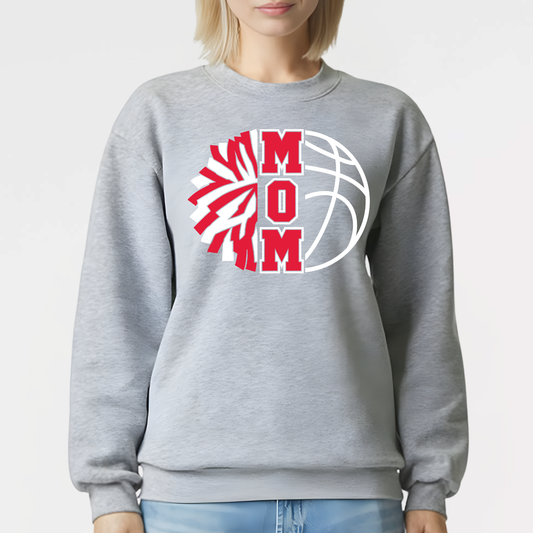 JYAA: Basketball Cheer Parent Reflex Fleece Crew Sweatshirt