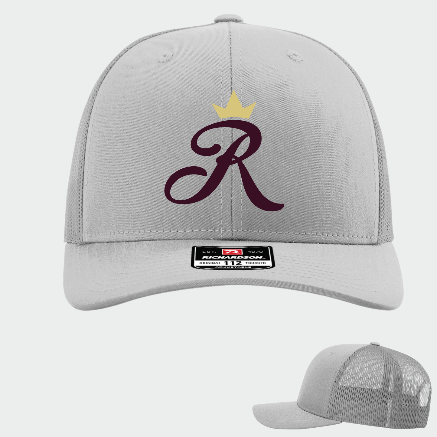 TCR: Crown R, Trucker Cap *3D Embroidered*