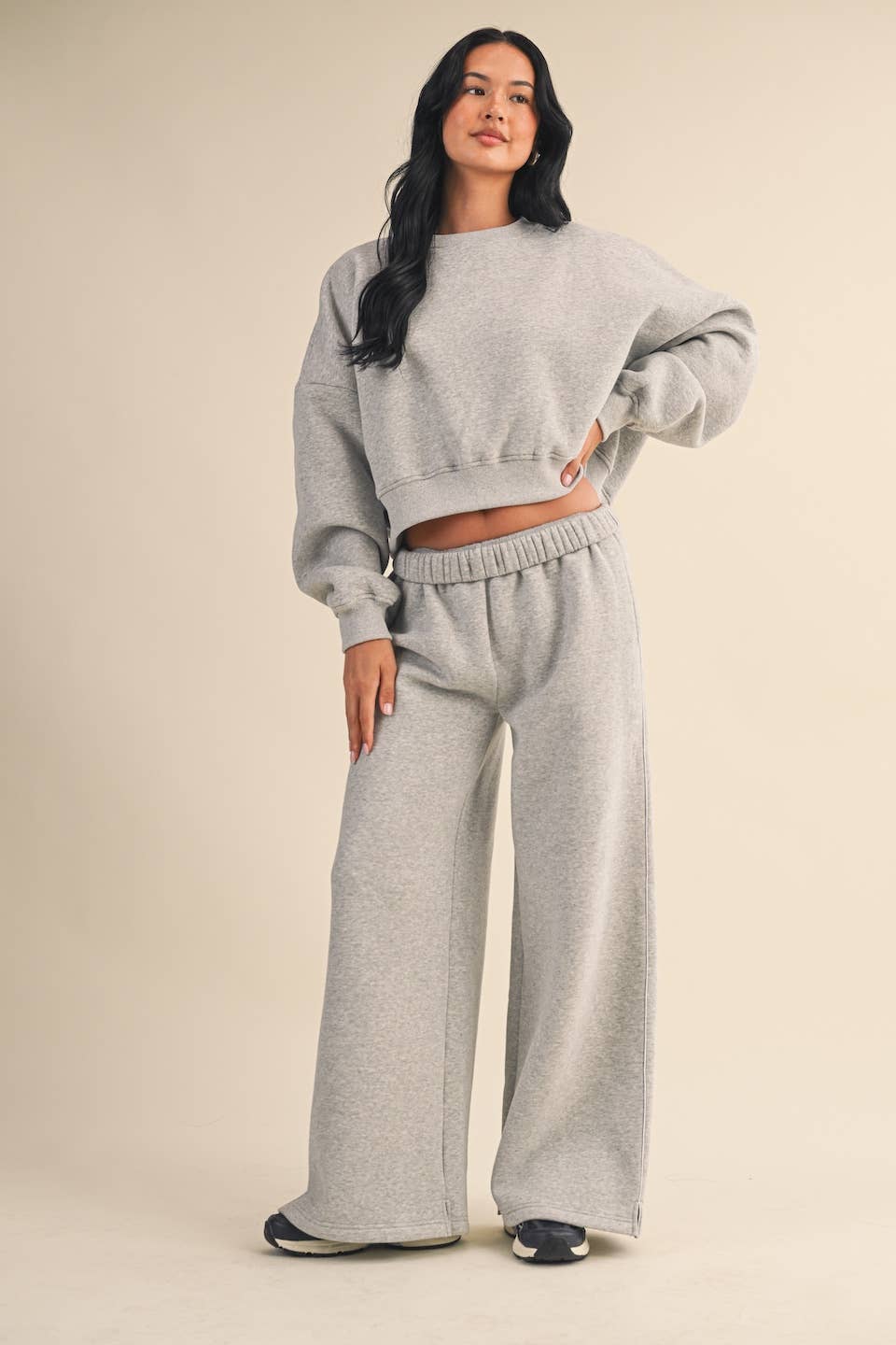 Cozy Fleece Oversized Crewneck Sweatshirt