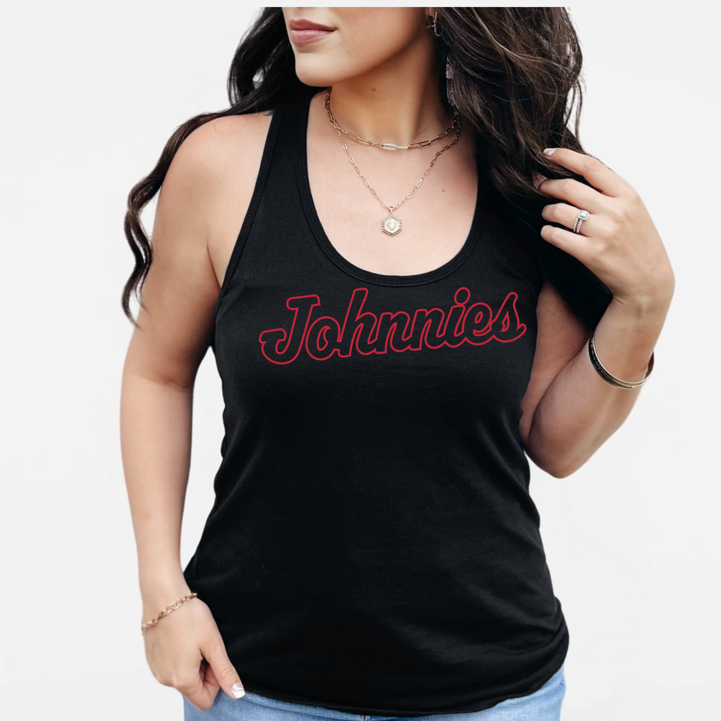 JTB: Johnnies Women's Racerback Tank Top