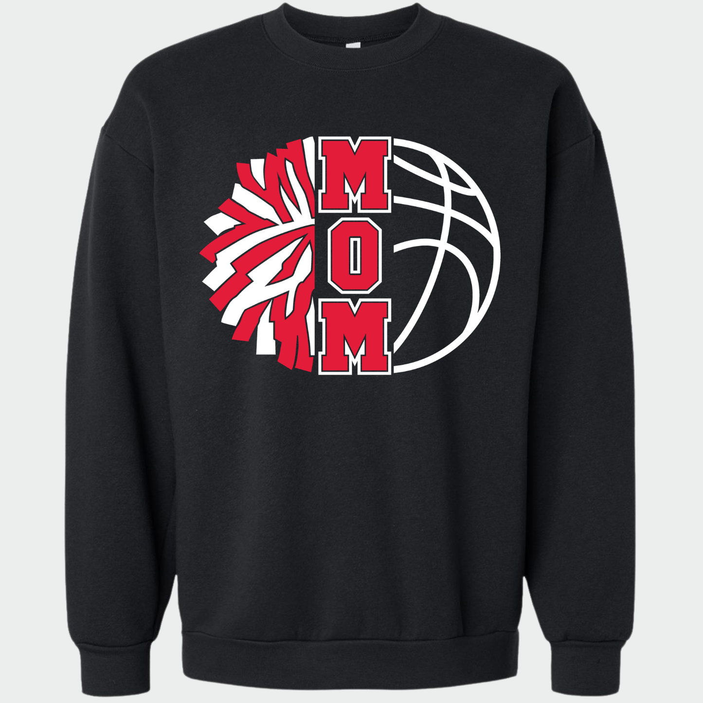 JYAA: Basketball Cheer Parent Reflex Fleece Crew Sweatshirt