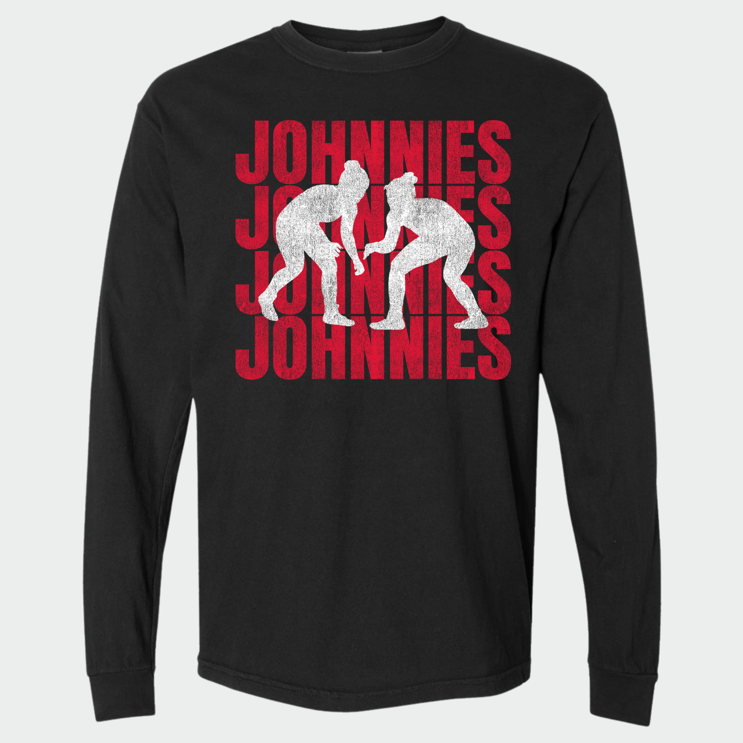 JYAA: Johnnies Wrestling *distressed graphic* Long Sleeve T-Shirt