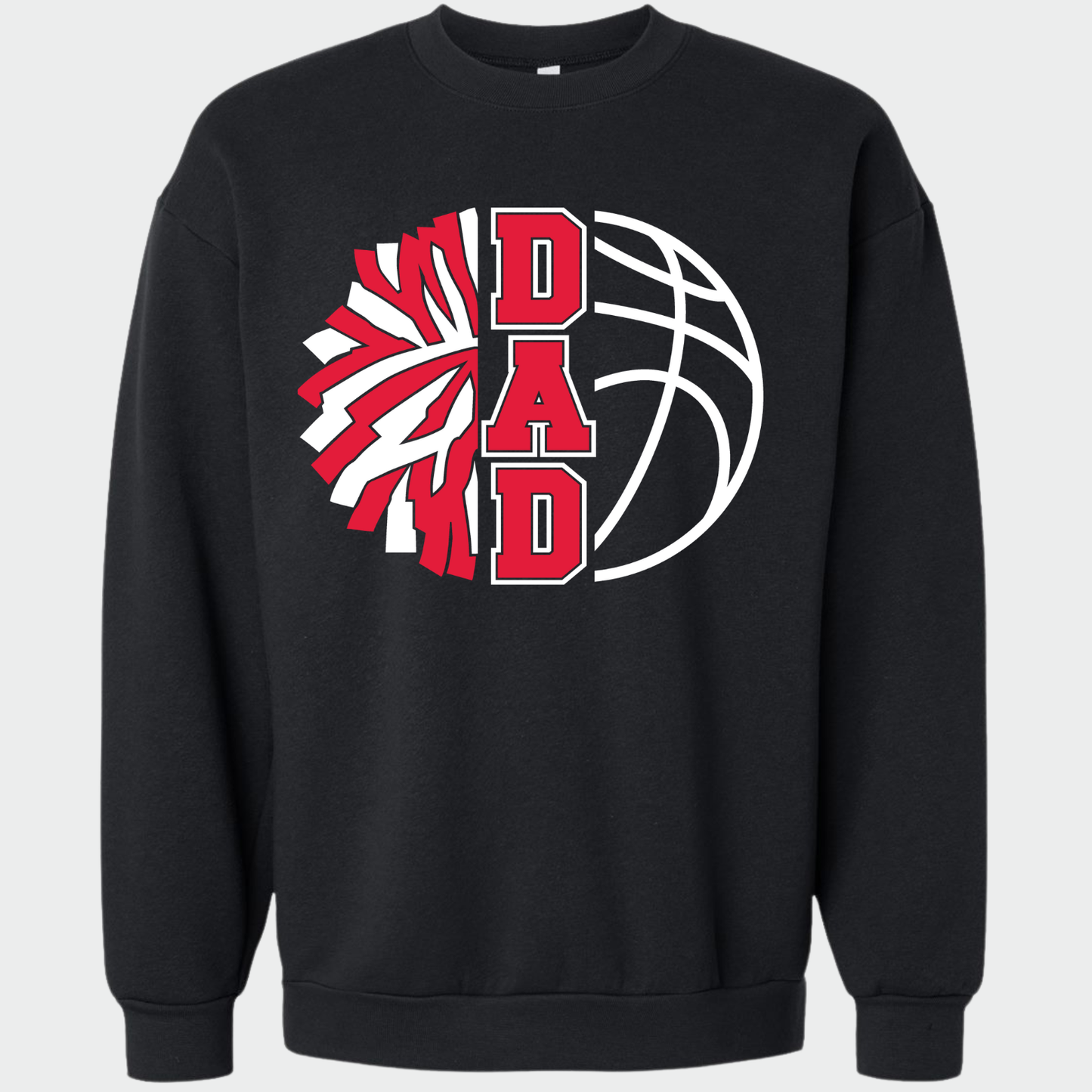 JYAA: Basketball Cheer Parent Reflex Fleece Crew Sweatshirt