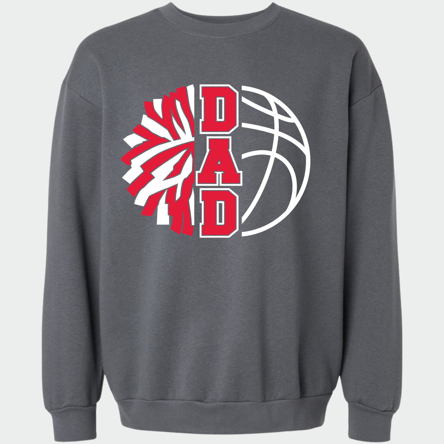 JYAA: Basketball Cheer Parent Reflex Fleece Crew Sweatshirt