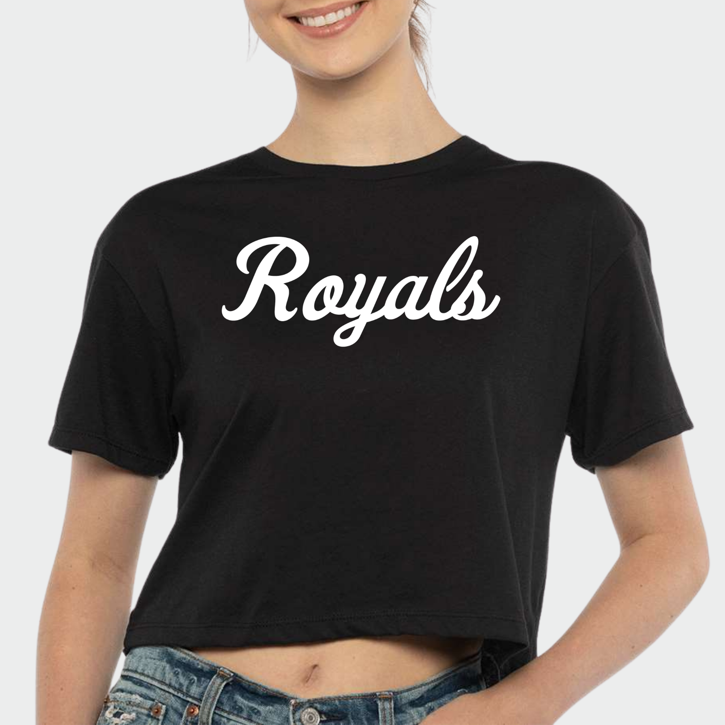 TCR: Royals Script Women's Crop Tee
