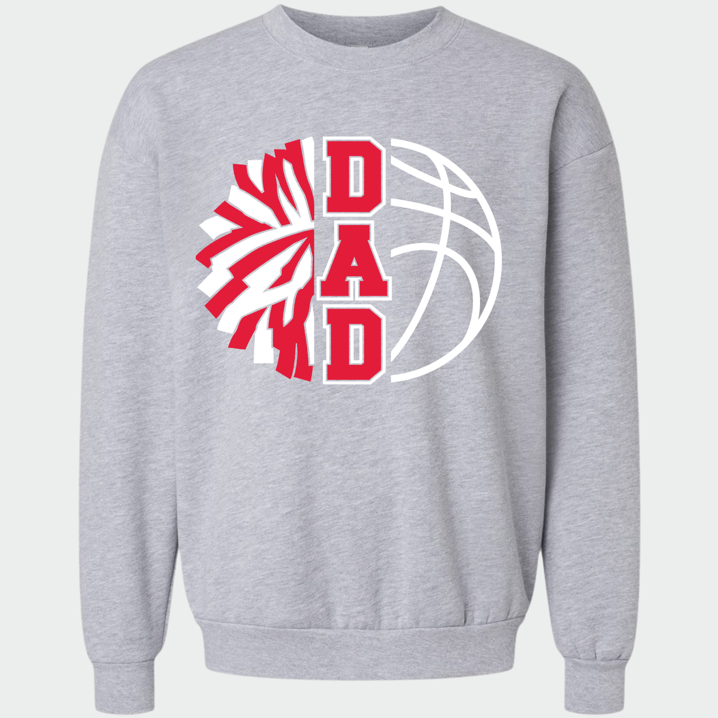 JYAA: Basketball Cheer Parent Reflex Fleece Crew Sweatshirt