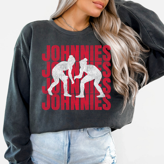 JYAA: Johnnies Wrestling *distressed graphic* Sweatshirt