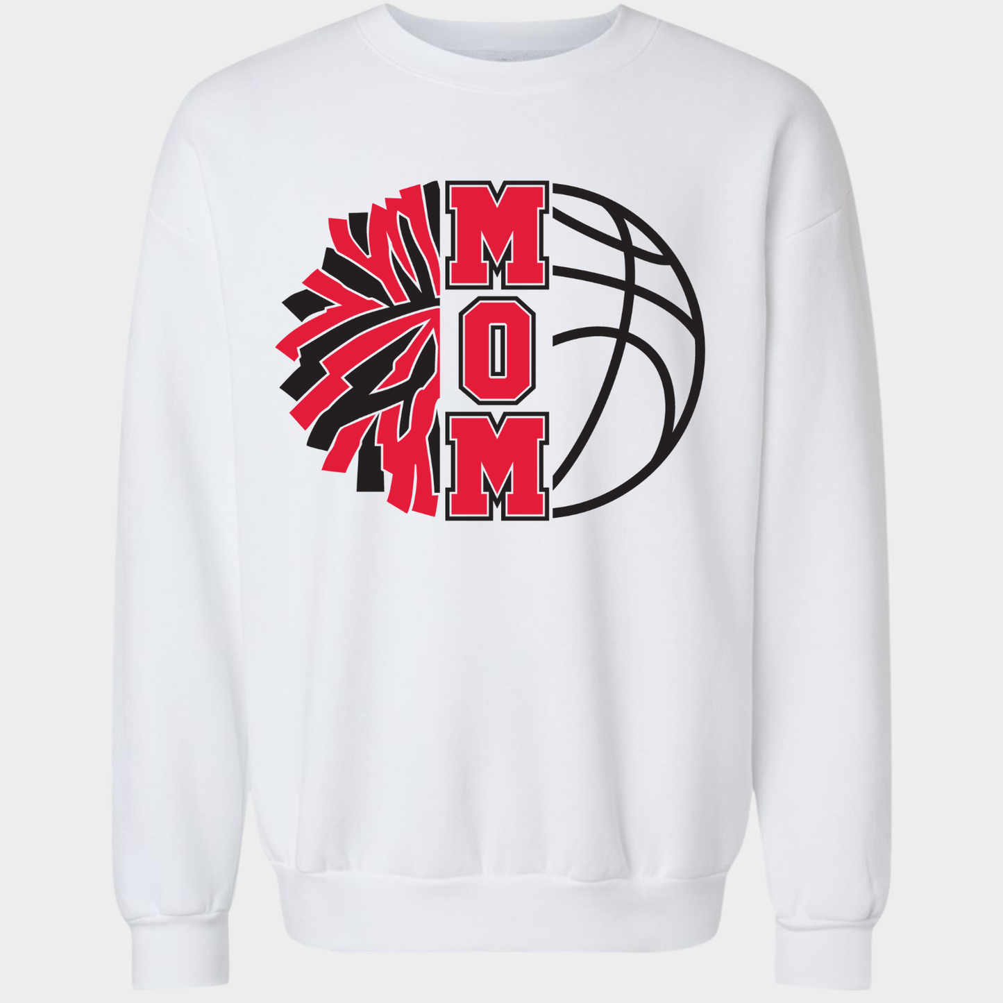 JYAA: Basketball Cheer Parent Reflex Fleece Crew Sweatshirt