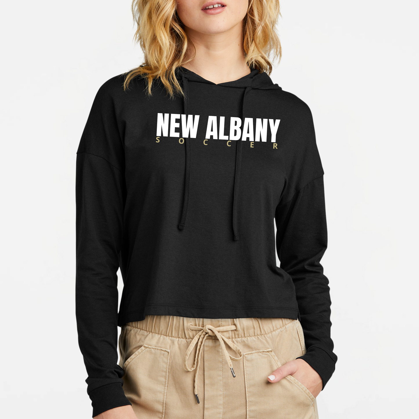 NAGS: New Albany Soccer, Women's Long Sleeve Hooded Tee