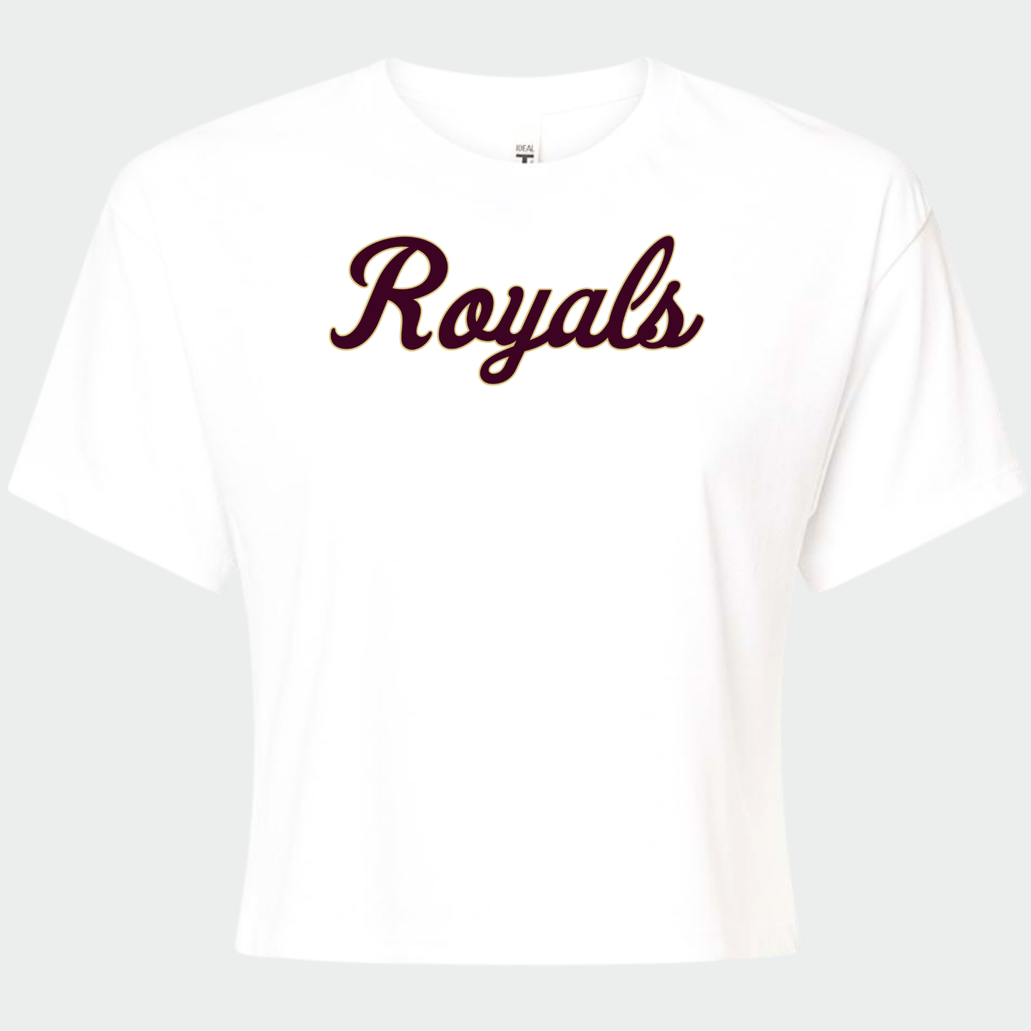 TCR: Royals Script Women's Crop Tee
