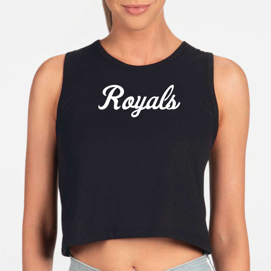 TCR: Royals Script, Women's Cropped Tank