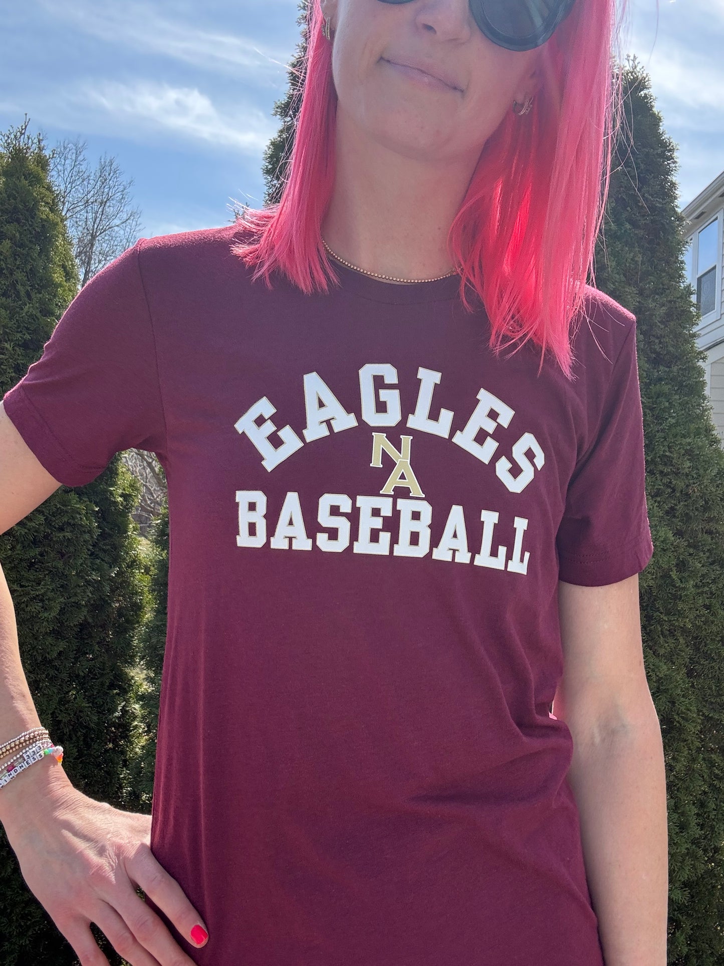 Eagles Baseball Triblend T-Shirt