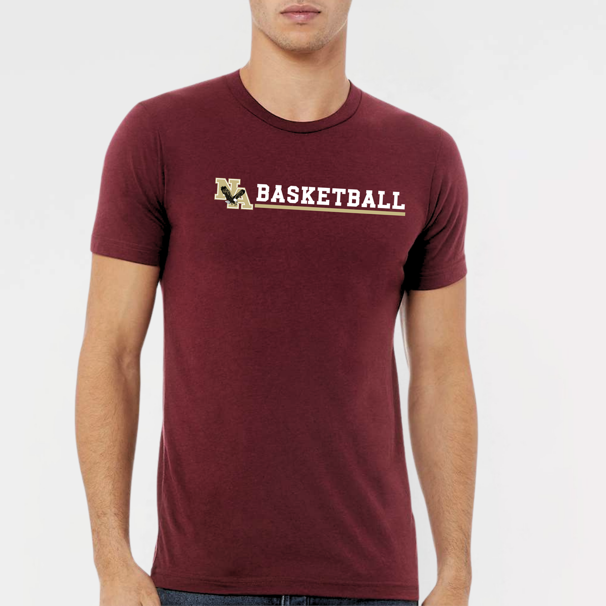 NAGTB: NA Basketball, Triblend Tee