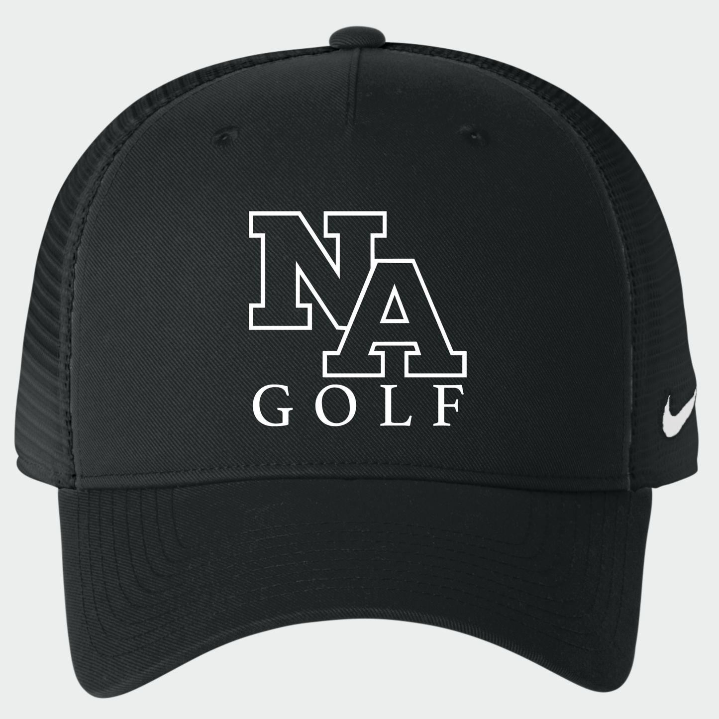 NAGolf: Embroidered, Nike Structured Trucker Hat