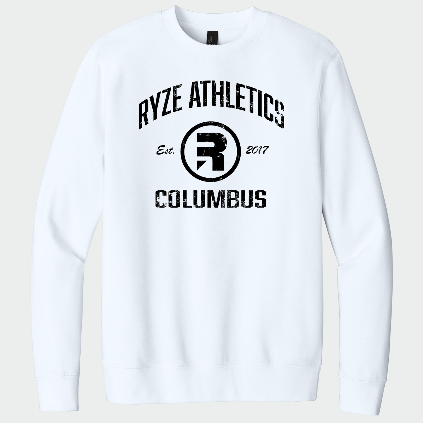Ryze: Distressed Classic Crew Sweatshirt