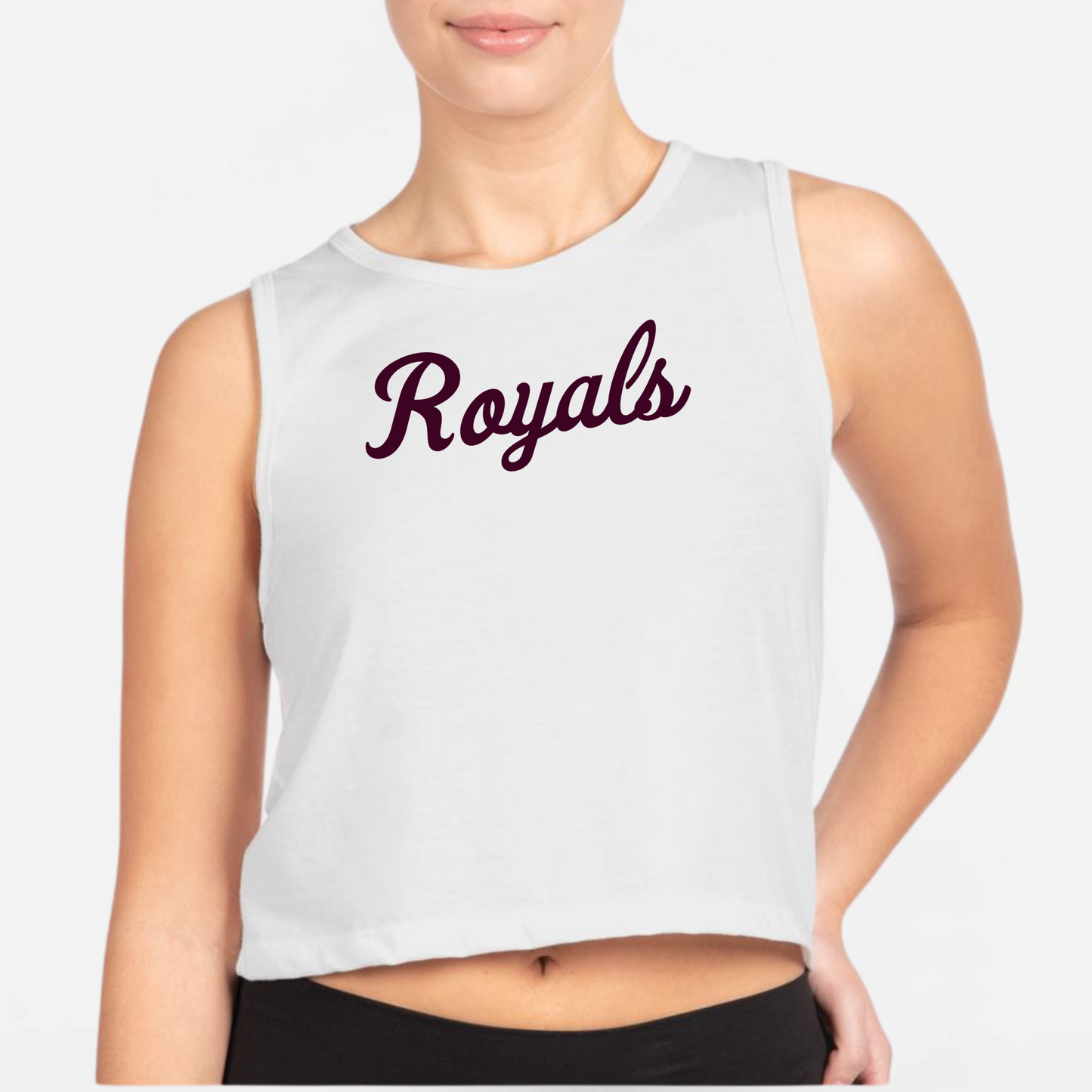 TCR: Royals Script, Women's Cropped Tank