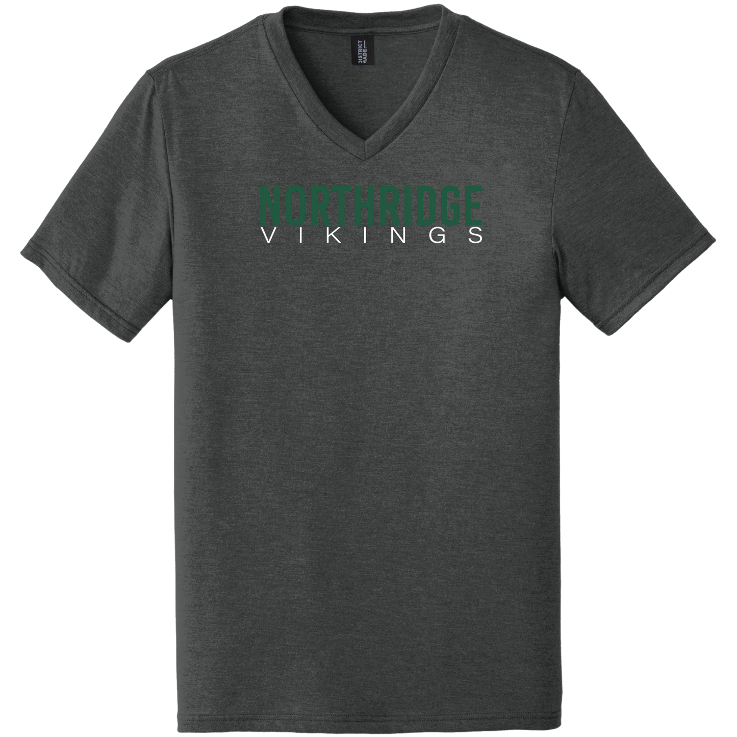 NRS: Northridge Vikings Triblend Short Sleeve V-Neck T-Shirt